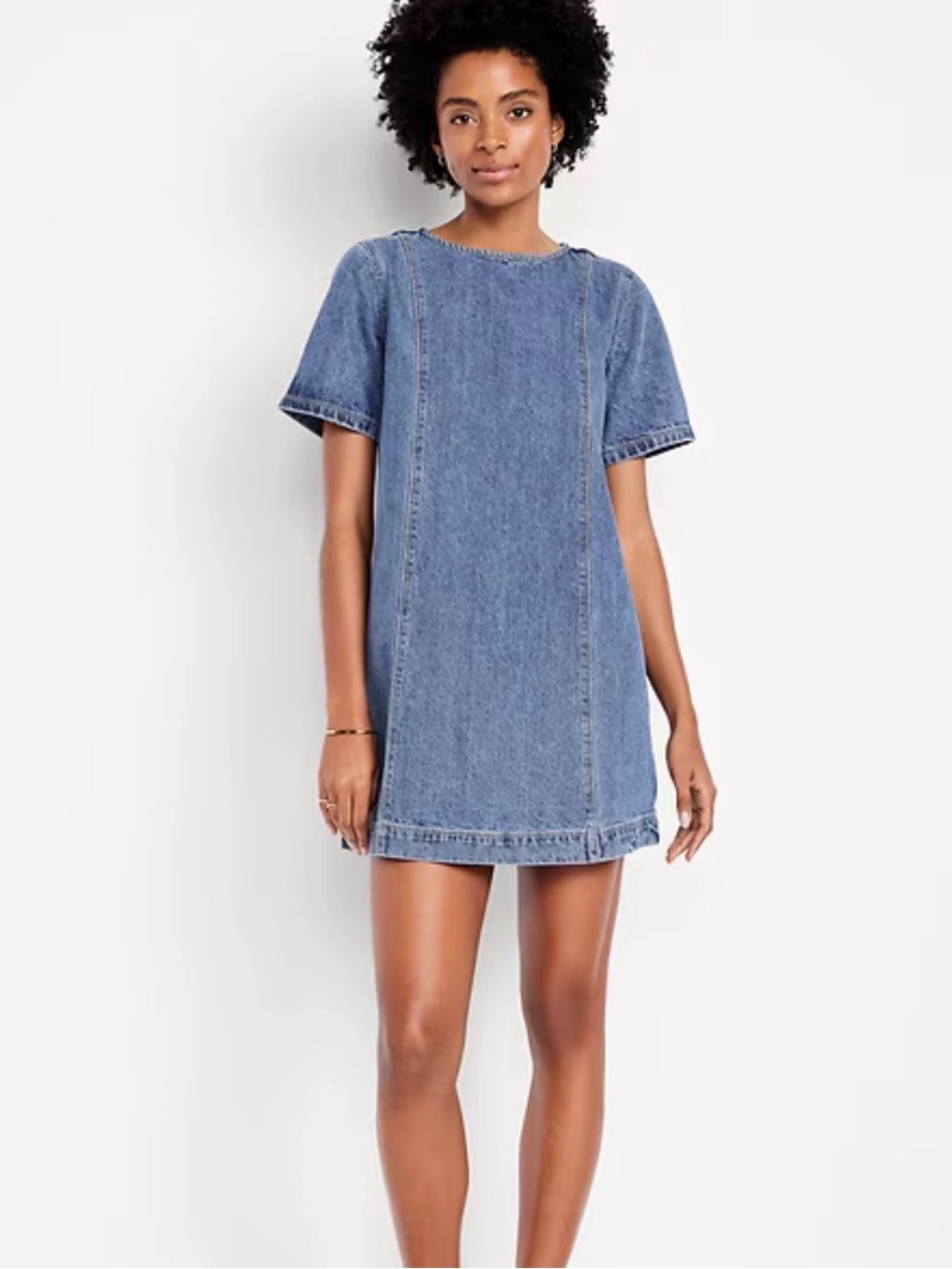 Old Navy Denim Jean Mini Dress Size XS NWT